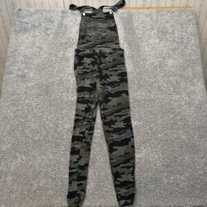 Eye Candy Jumpsuit Sz S Camo Military Soft Girl Comfy Athleisure Streetwear Y2k